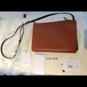 CELINE Large Trio Crossbody Bag